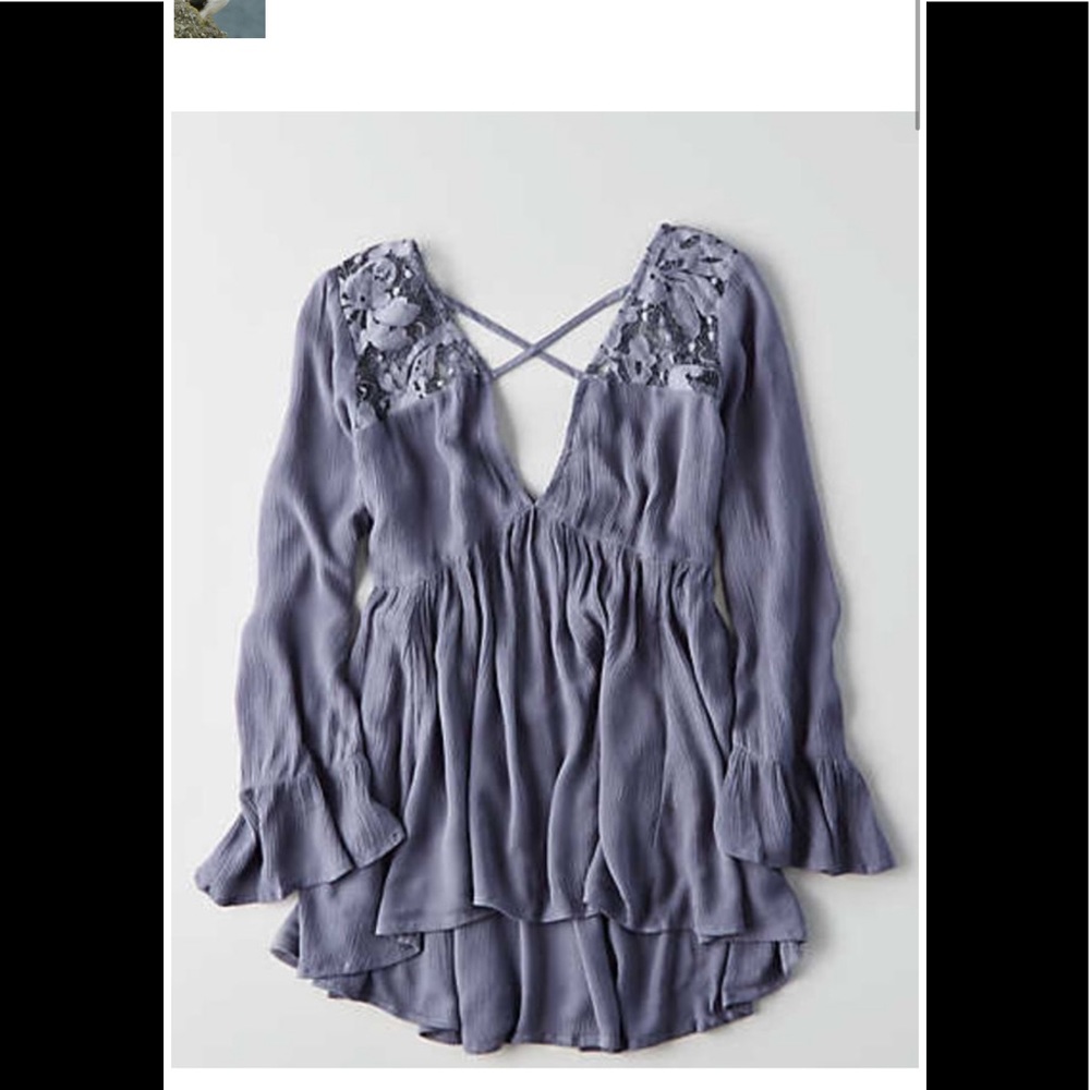 Nwt american eagle lace boho blouse